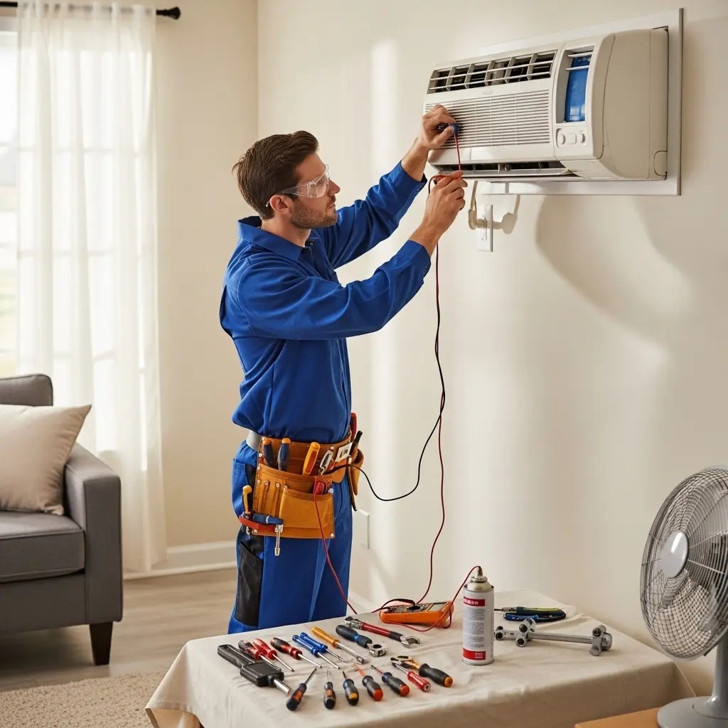 Akyazı Ariston Ariston klima gaz dolumu ve bakım – Enerji verimliliği artırıldı. - Teknik servis örneği